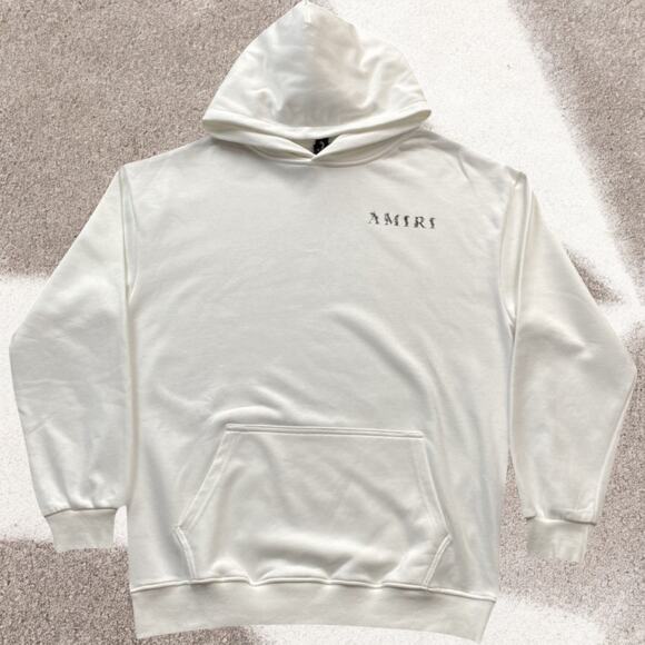 Men's Hoodie White Amiri